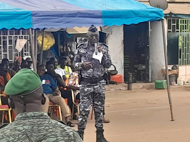 Côte d'Ivoire: Operation de sécurisation de la ville/ Le Commissaire de Toumodi Bredou Olivier lance l'opération 